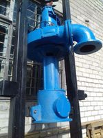 Насос фекальный НЦИ-Ф-100-01 без затвора, с коленом, с патрубком, с лебедкой, со шкафом упр., с рукавом, с хомутом и опорой (исп. 6) без двигателя
